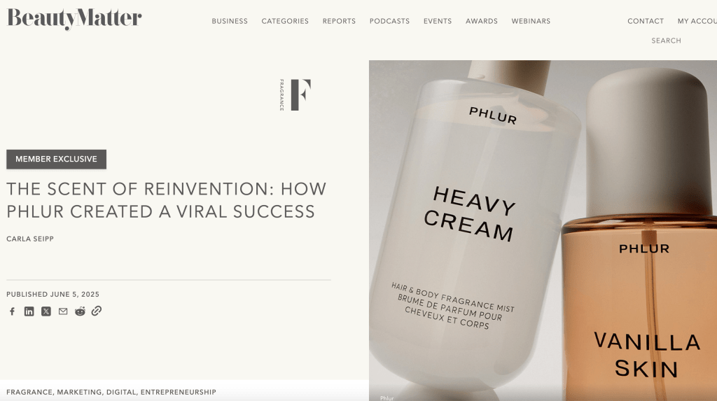 The Scent of Reinvention: How Phlur Created a Viral&nbsp;Success